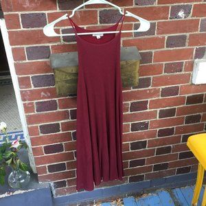 Pretty Cranberry Colored Anthropologie Dress